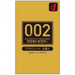 オカモトゼロツーリアルフィット 6P (OKAMOTO ZEROTWO REALFIT 6P)