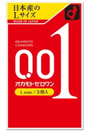 【品切】オカモトゼロワン Ｌサイズ 3P (OKAMOTO ZEROONE L SIZE 3P)  